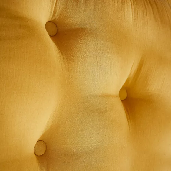 Testata letto garza di cotone (80 cm) Gaïa Giallo zafferano 3