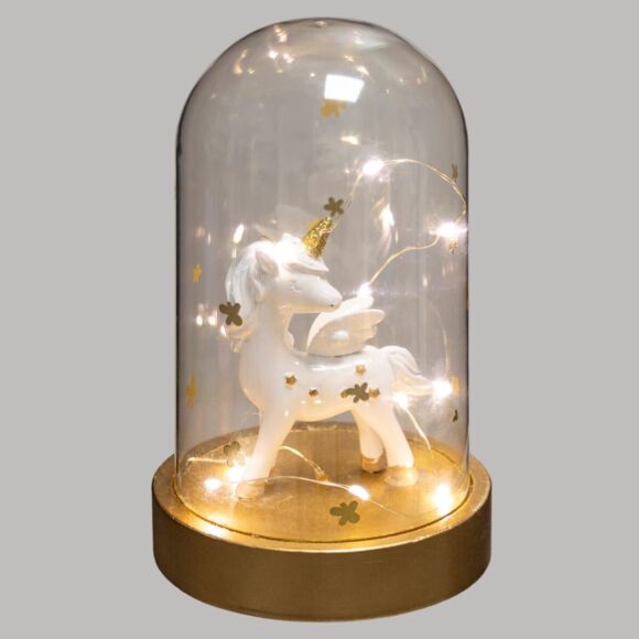 Lámpara de mesa Unicornio Blanco