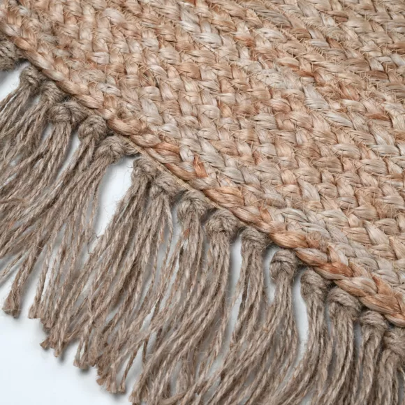 Alfombra en yute (80 x 120 cm) Kinogi Beige