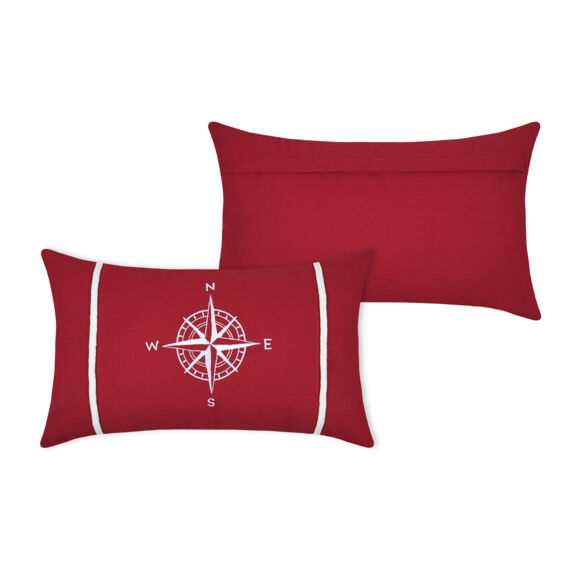 Cuscino rettangolare cotone (30 x 50 cm) Fregate Rosso