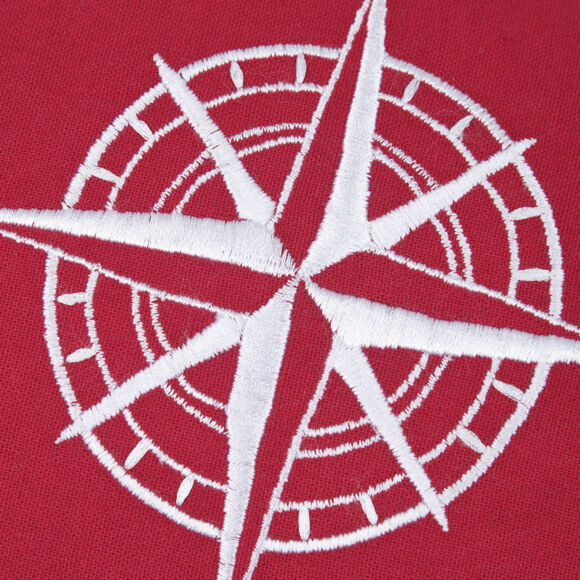 Coussin rectangulaire coton (30 x 50 cm) Fregate Rouge