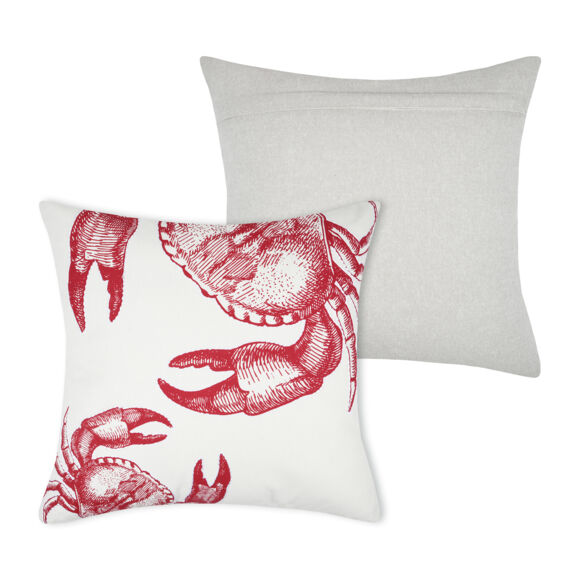 SHELLFISH COUSSIN 45X45 ROUGE
