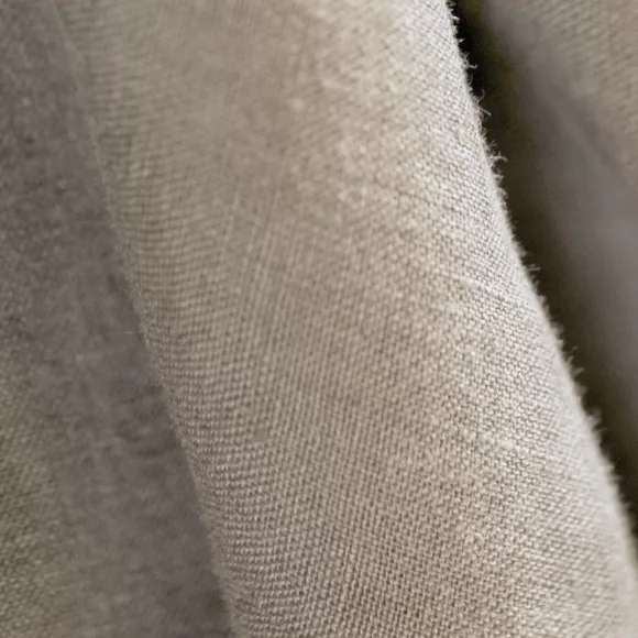 Drap housse lin lavé (180 cm) Louise Beige 2