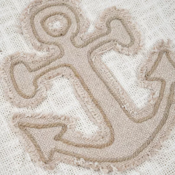 Jeté de canapé coton (150 cm) Escale Beige