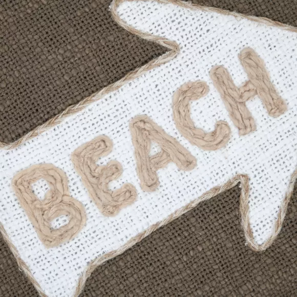 Jeté de canapé coton (150 cm) Arcachon Taupe