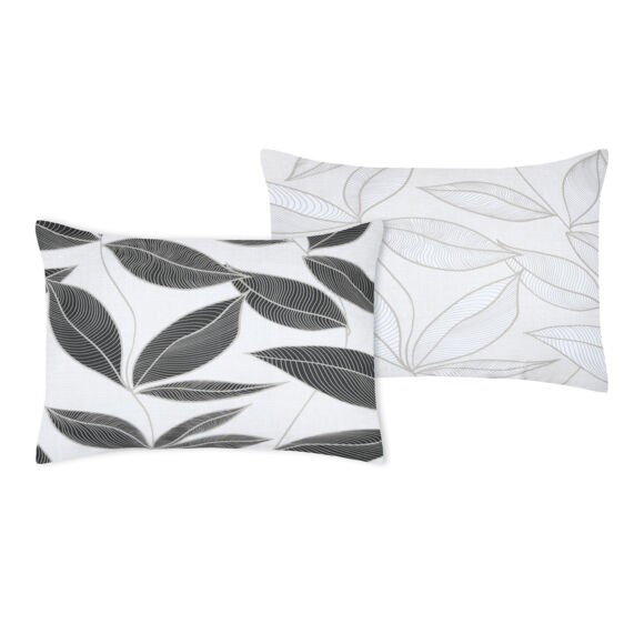 Funda de almohada rectangular en percal de algodón (50 x 70 cm) Matisse Gris