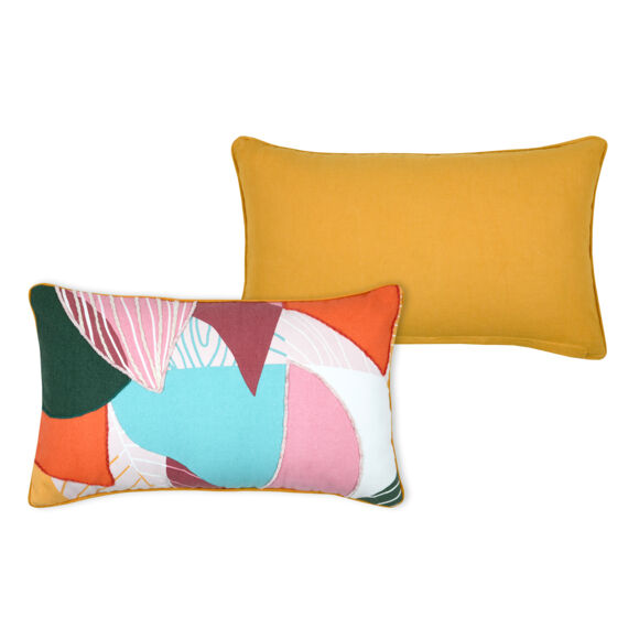 Cuscino rettangolare cotone (30 x 50 cm) Frida Multicolore