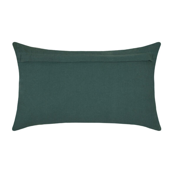 Coussin rectangulaire coton (50 cm) Bunty Vert