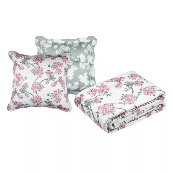 Couvre-lit et taies d'oreiller (240 x 220 cm) Atami Multicolore