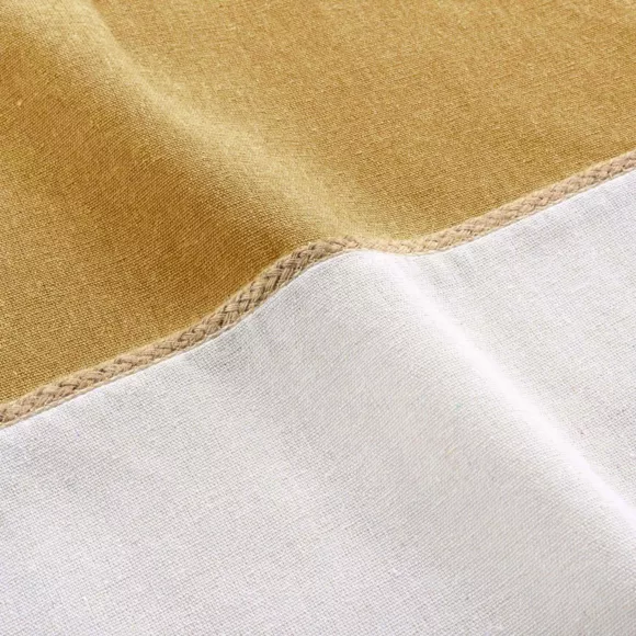 Cortina en poliester (140 x 240 cm) Janara Amarillo ocre