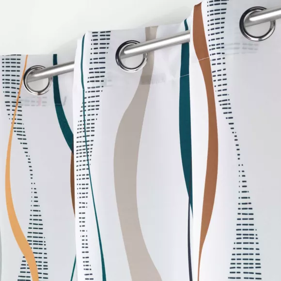 RIDEAU A OEILLETS 140 x 260 CM POLYESTER IMPRIME LISANA