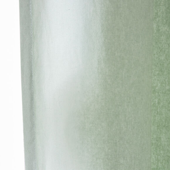 Cortina en algodón (140 x 260 cm) Pixel Verde menta