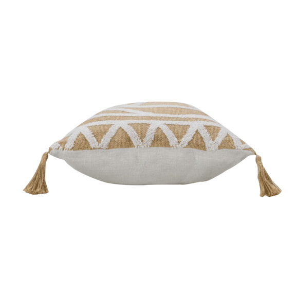 Cuscino rettangolare iuta e cotone (30 x 50 cm) Asmara Beige