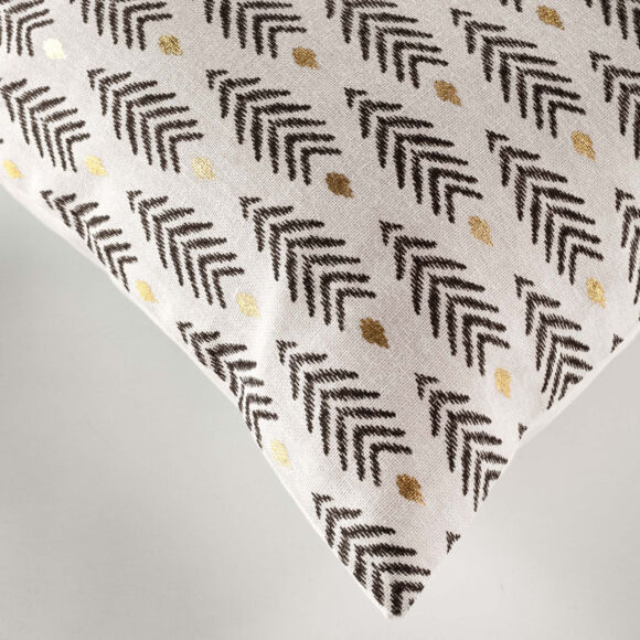 Coussin carré coton (45 x 45 cm) Pearl Beige