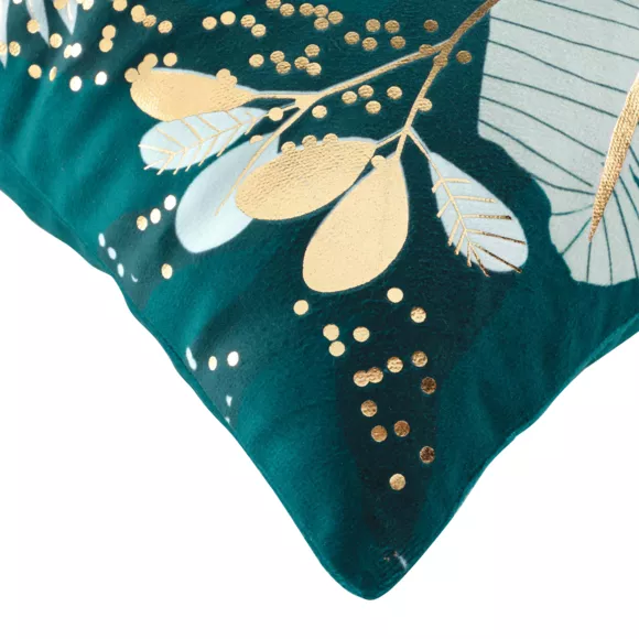 Funda de cojín en terciopelo (40 x 40 cm) Prusseor Verde
