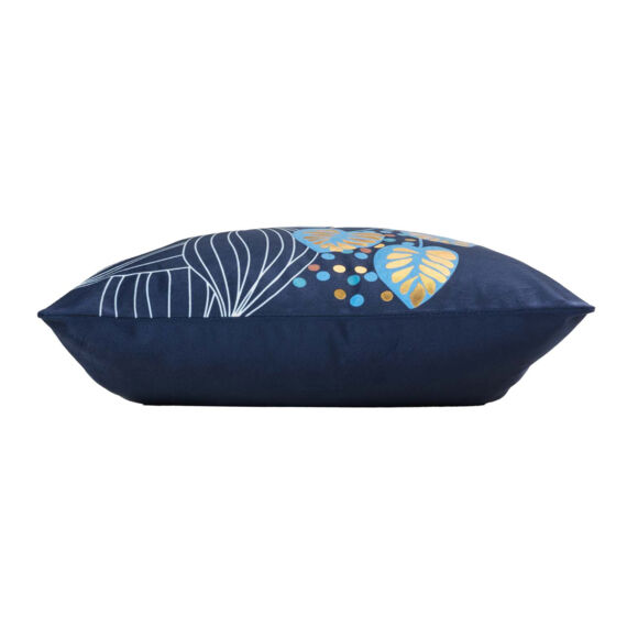 Fodera cuscino velluto (40 x 40 cm) Inoa Blu