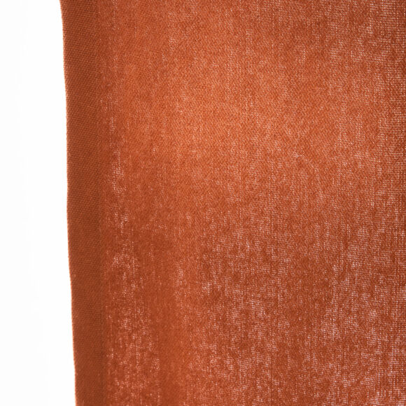 Rideau coton (140 x 260 cm) Pixel Terracotta