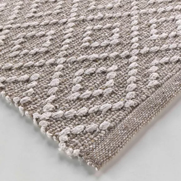 Baumwollteppich (50 x 80 cm) Dorana Taupe