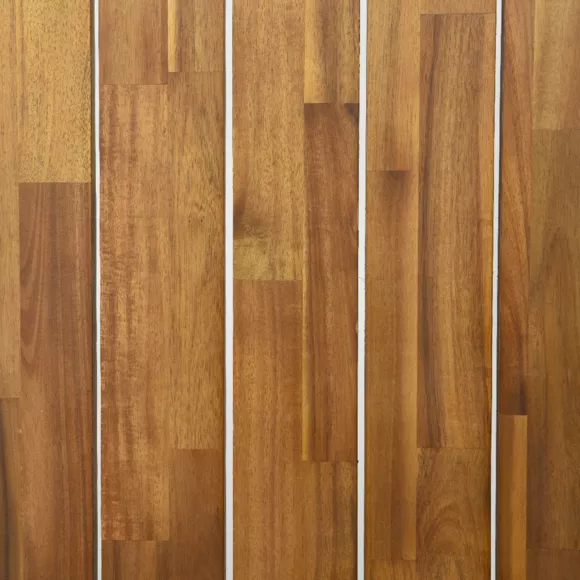Mesa de jardín madera de acacia 8 lugares (180 x 90 cm) Pozman - Natural