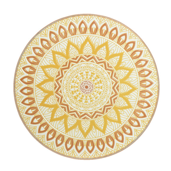 Tavolo bistro rotonda pieghevole mosaico Tavira - Arancione