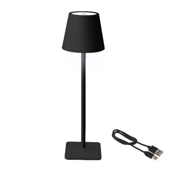 Lámpara de mesa sin cable Broklyn - Negro