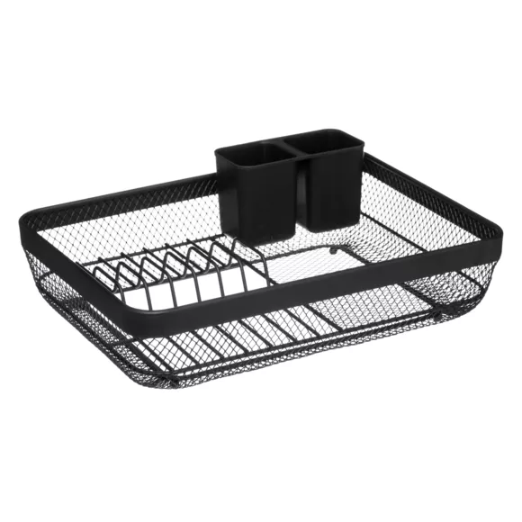 Escurridor en metal (43 x 13,5 x 32 cm) Mayaj Negro