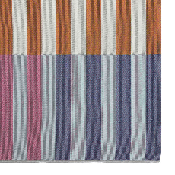 Alfombra rectangular para exterior (120 x 170 cm) Rayas Multicolor