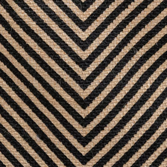 Cesta en yute (32 x 32 cm) Valy Negro