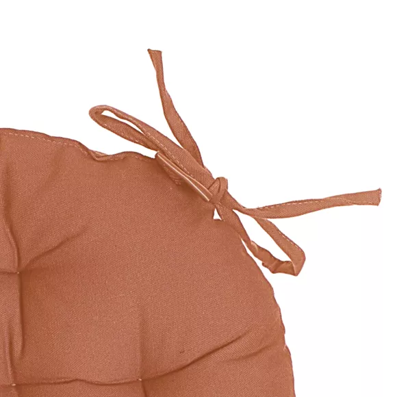 Cojín de silla Datara 5 Botones Terracota 3
