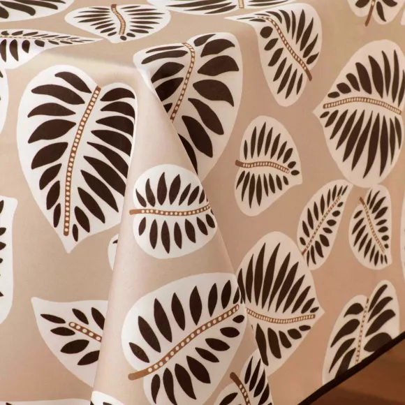 Fleckenabweisende quadratische Tischdecke (150 x 150 cm) Alma Schwarz