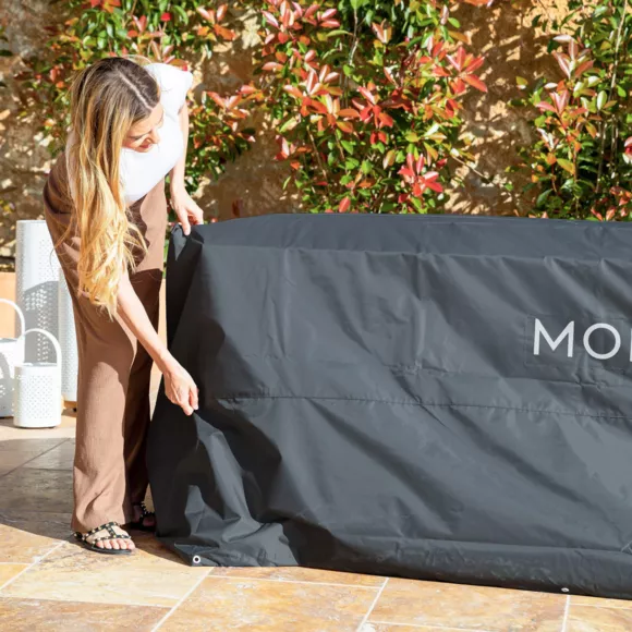 Funda de protección Impermeable para Salón de jardín 250 x 250 cm - Gris