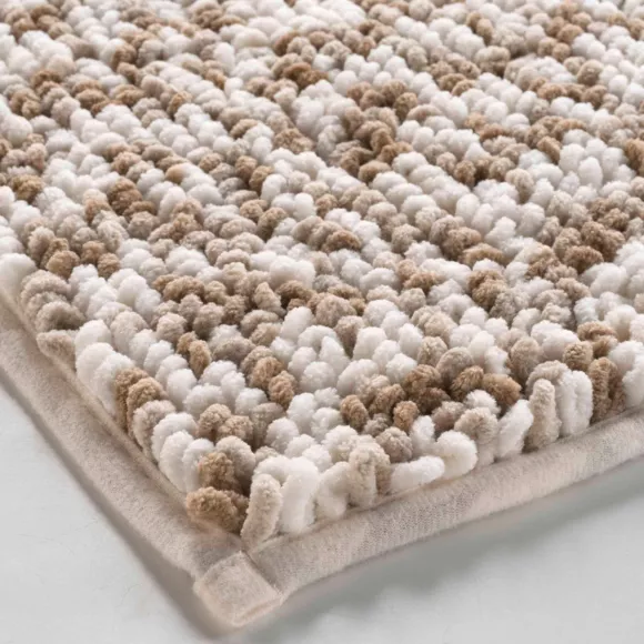 Alfombra de baño de microfibra (45 x 75 cm) Friza Gris claro
