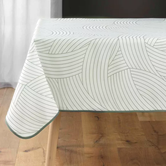 NAPPE RECTANGLE 150 x 240 CM POLYESTER IMPRIME LINEA