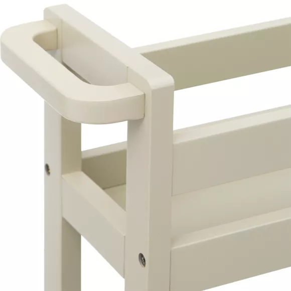 Carrito de cocina con ruedas 3 niveles (40 x 15 x 75 cm) Colorama Beige