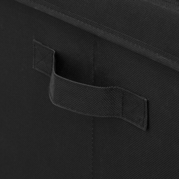 Cesta de ropa plegable (36 x 36 x 55 cm) Colorama Negro