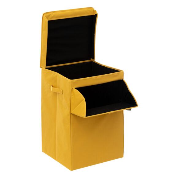 Cesta de ropa plegable (36 x 36 x 55 cm) Colorama Amarillo mostaza