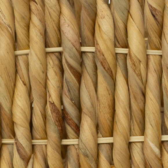 Cesta para ordenar en jacinto de agua (28 x 16 cm) Maura Marrón