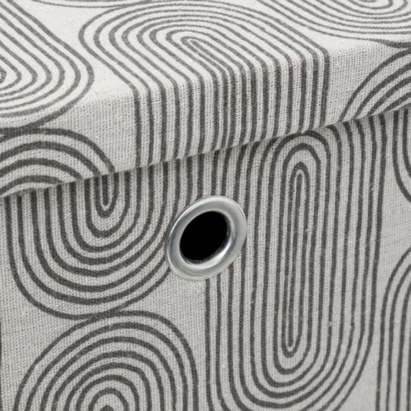 Cesta para ordenar (31 x 31 x 31 cm) Rainbow Gris
