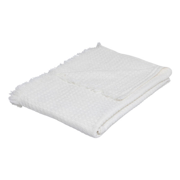 Bettüberwurf aus Baumwolle (130 x 180 cm) Widdy Weiß