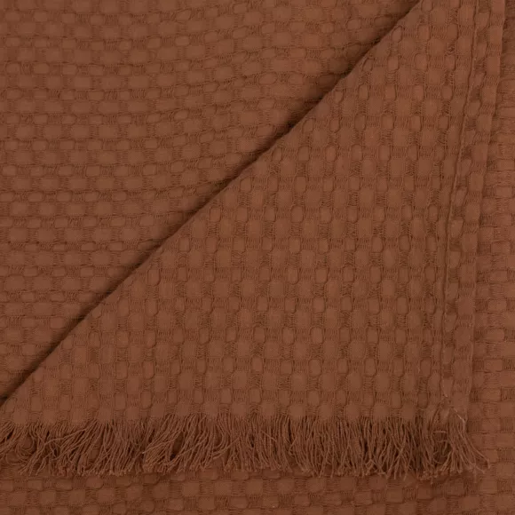 Runner letto cotone (130 x 180 cm) Widdy Terracotta