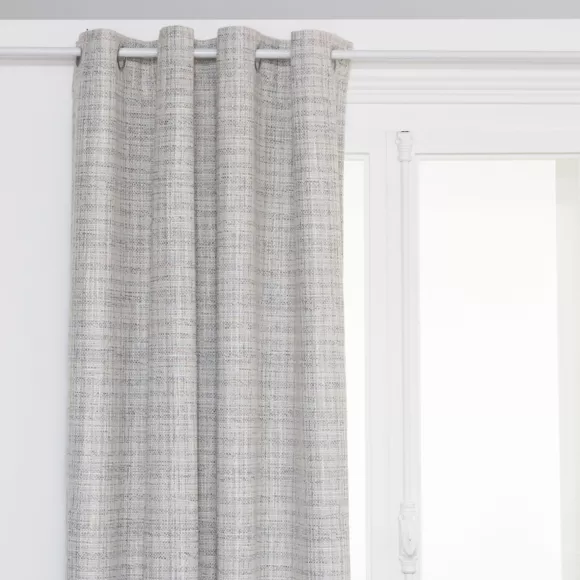 RIDEAU OCC SLUB SETH GC140X260 L, 140 x P, 0,3 x H, 260 cm Gris Clair