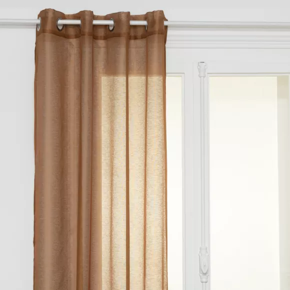 Vitrage (135 x 240 cm) Moly Kaneelbruin