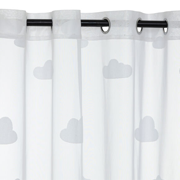 Tenda trasparente bambini (140 x 240 cm) Nuvola Bianco