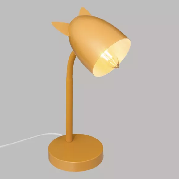 Lampada da posare bambini (H31 cm) Orecchie Giallo ocra