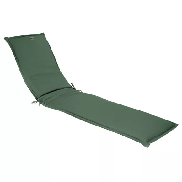 Coussin de transat déhoussable (L190 cm) Korai Vert olive