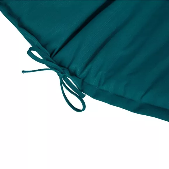 Coussin de transat déhoussable (L190 cm) Korai  Bleu canard