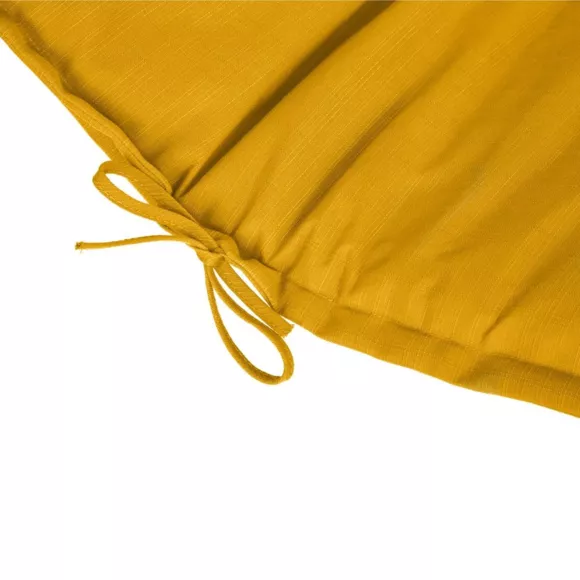 Coussin de transat déhoussable (L190 cm) Korai  Jaune moutarde