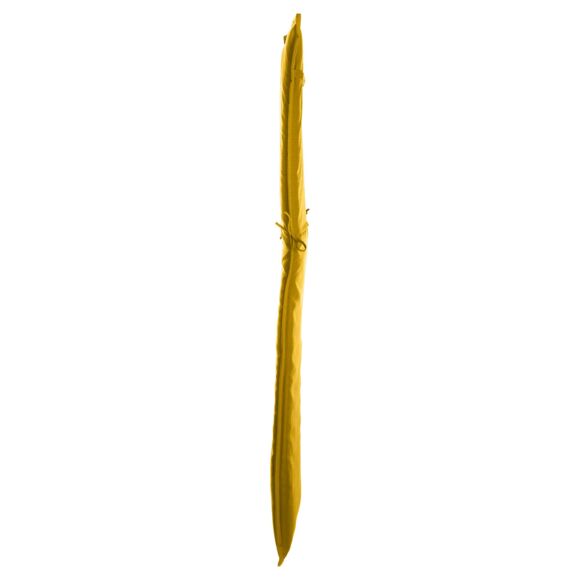 Ligbedkussen met afneembare hoes (lengte 190 cm) Korai - Mosterdgeel