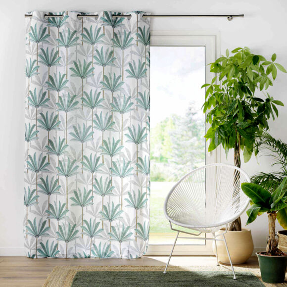 Vorhang aus Polyester (140 x 260 cm) Oasis Grün