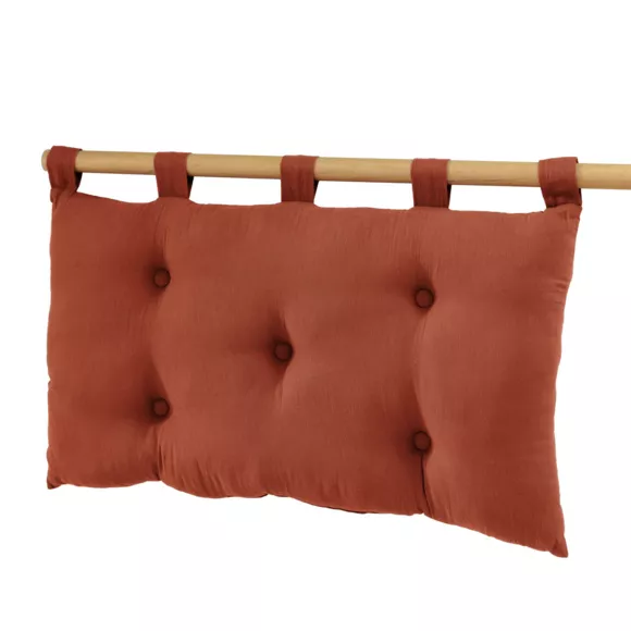 Testata letto garza di cotone (80 cm) Gaïa Terracotta 3